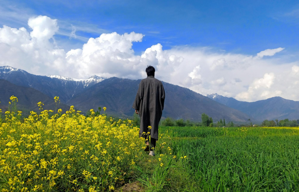 A person wandering aimlessly without a clear path