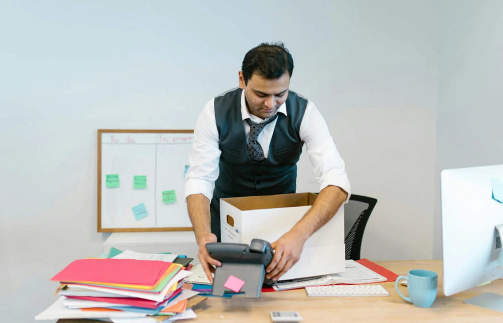 A person juggling different work roles