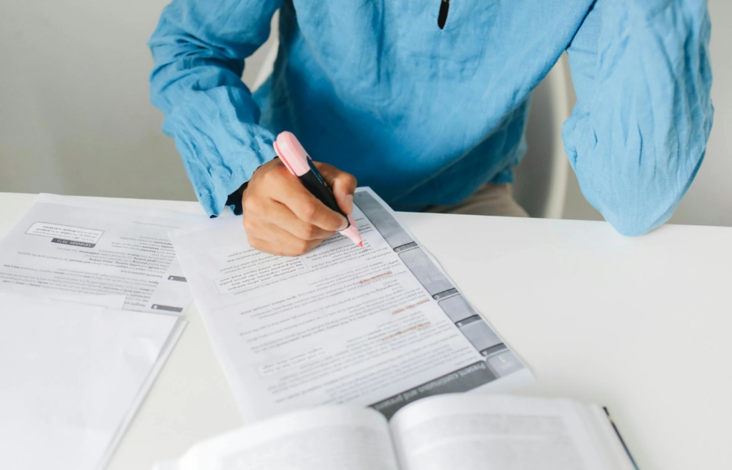 A candidate reviewing a job offer with benefits highlighted