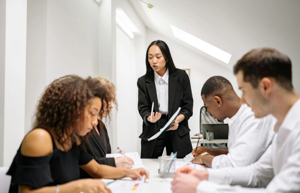 A manager expressing displeasure at an employee attending a professional conference