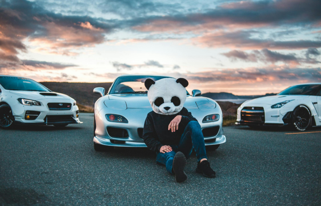 A person upgrading from an older car to a luxury vehicle