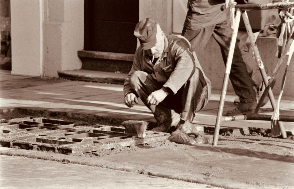 A worker performing tasks slowly and carelessly, leading to errors