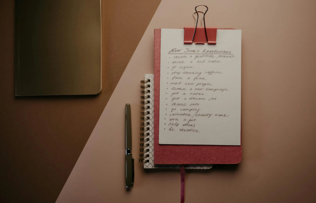 A tightly packed daily planner with no free space