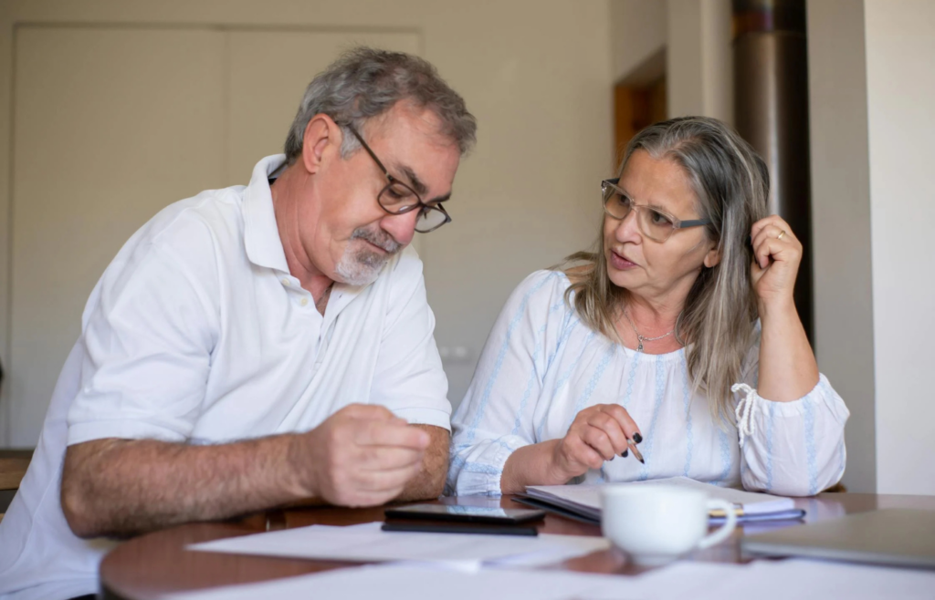 A retirement savings timeline with “Target-Date Fund” highlighted