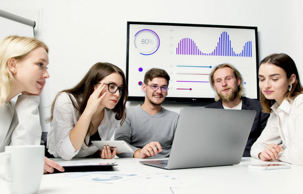 A person silenced by a group during a meeting