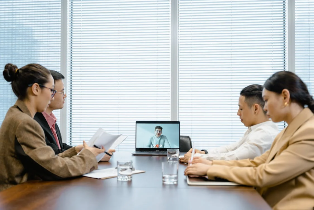 Colleagues in a Meeting