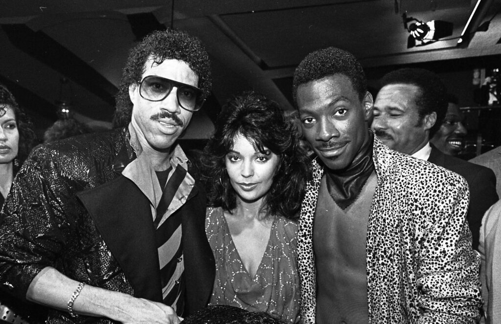Lionel Richie, Apollonia Kotero, and Eddie Murphy