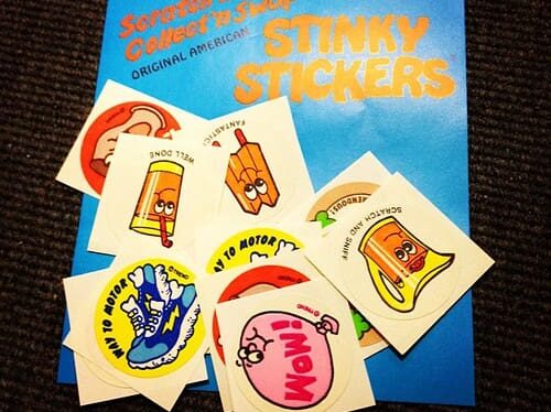 scratch n sniff stickers