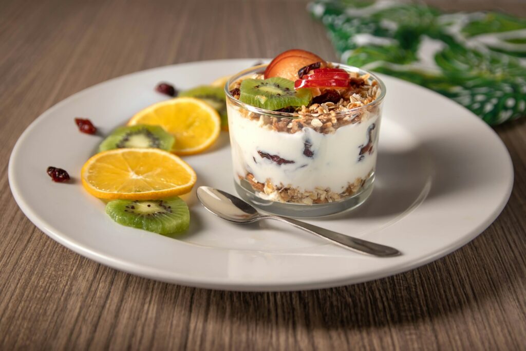 greek yogurt with fruit