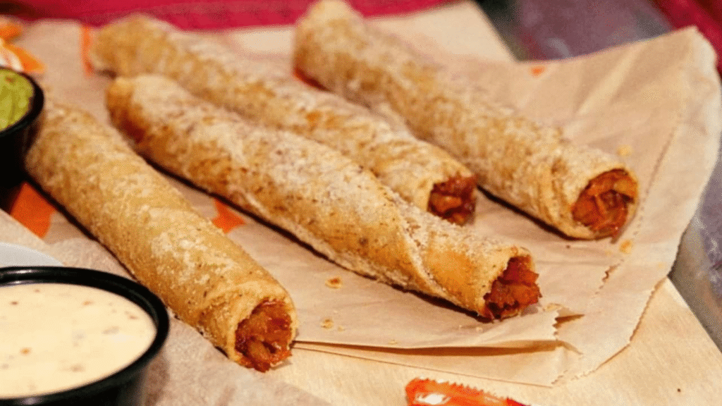 Rolled Chicken Taco