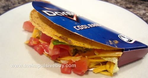 Taco Bell Cool Ranch Doritos Locos Tacos Supreme Closeup