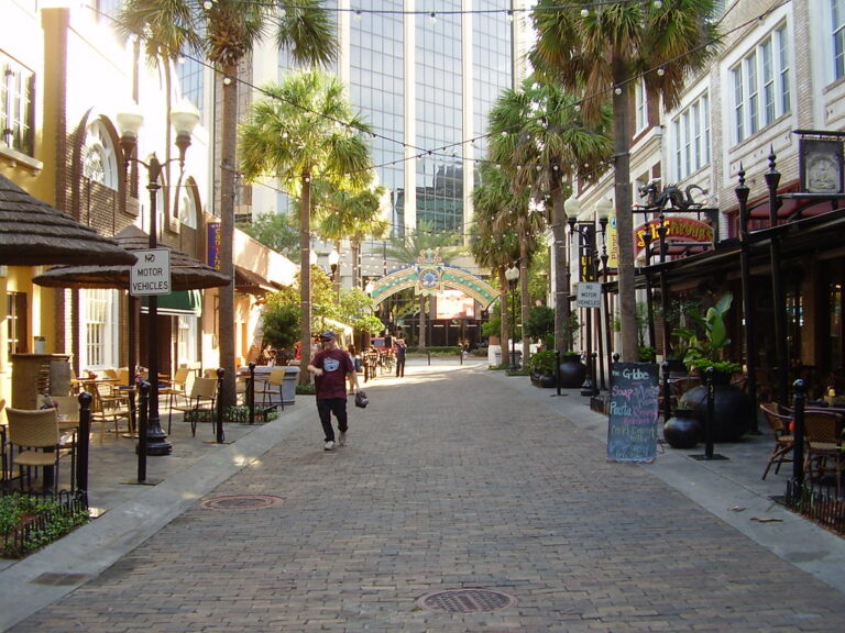 Wall Street Plaza, Downtown Orlando, Florida