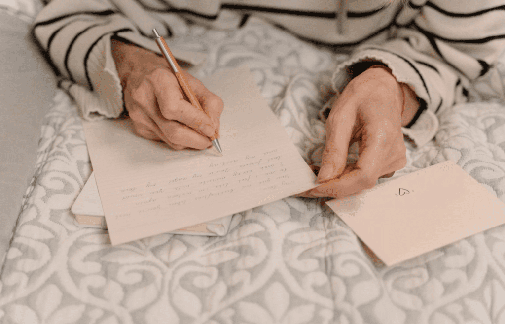 writing a letter