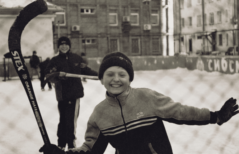 kids playing outside