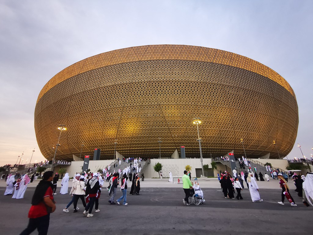 Lusail Stadium in Qatar, host of the 2022 World Cup Final