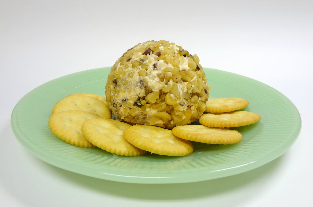 Cheese Balls Rolled in Nuts