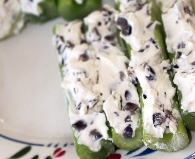 Olive-Stuffed Celery