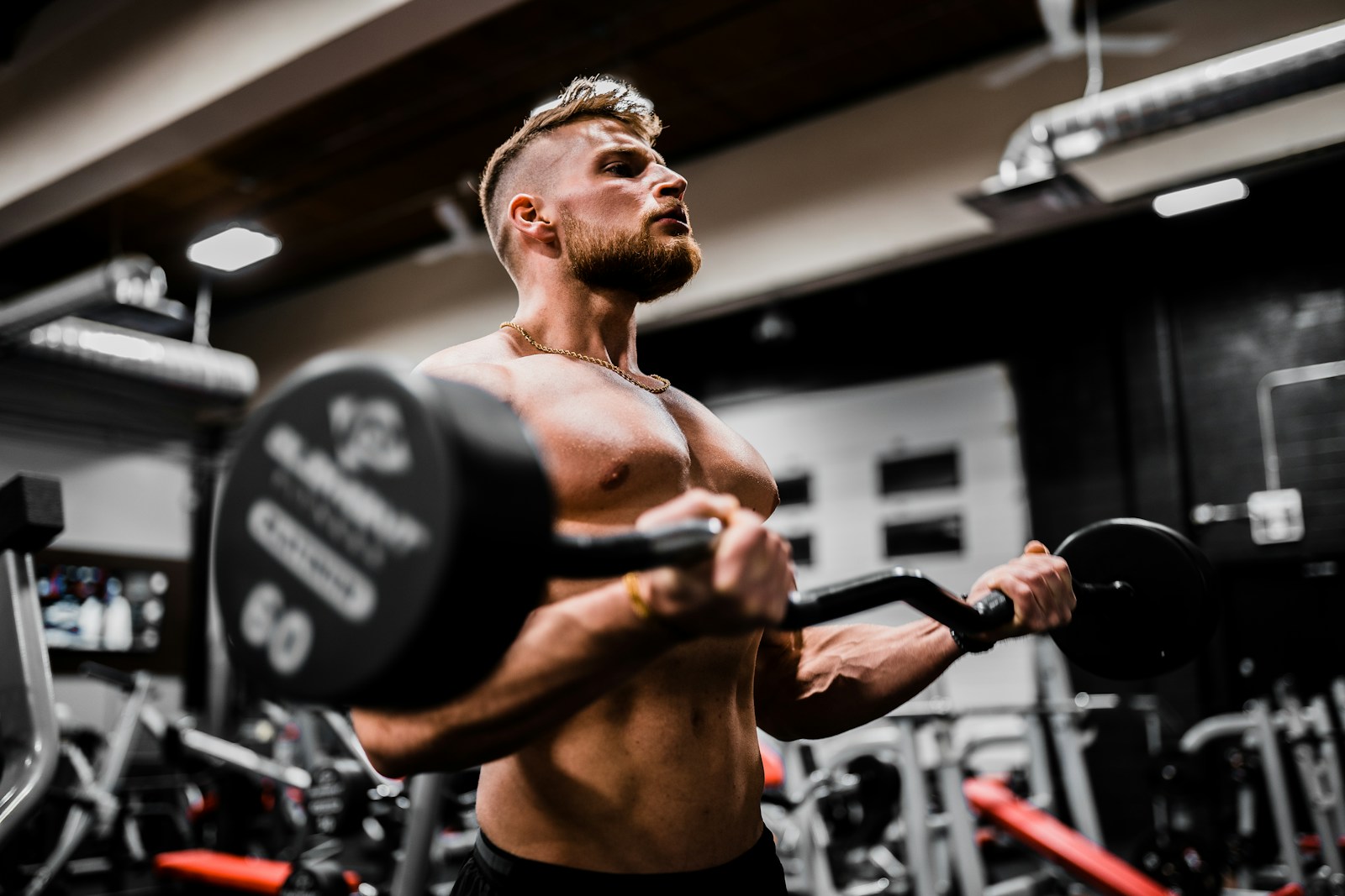 man working out