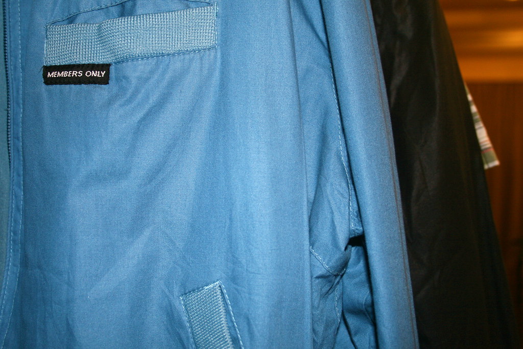 Members Only Jacket trend from the 80s