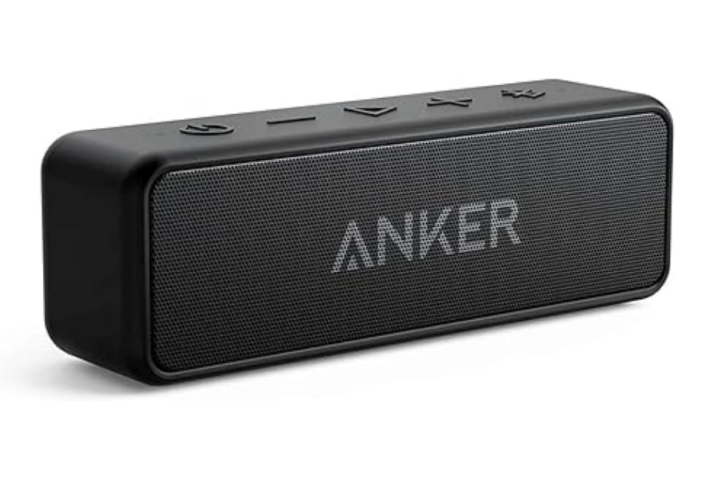 Portable Anker Bluetooth speaker for outdoor use