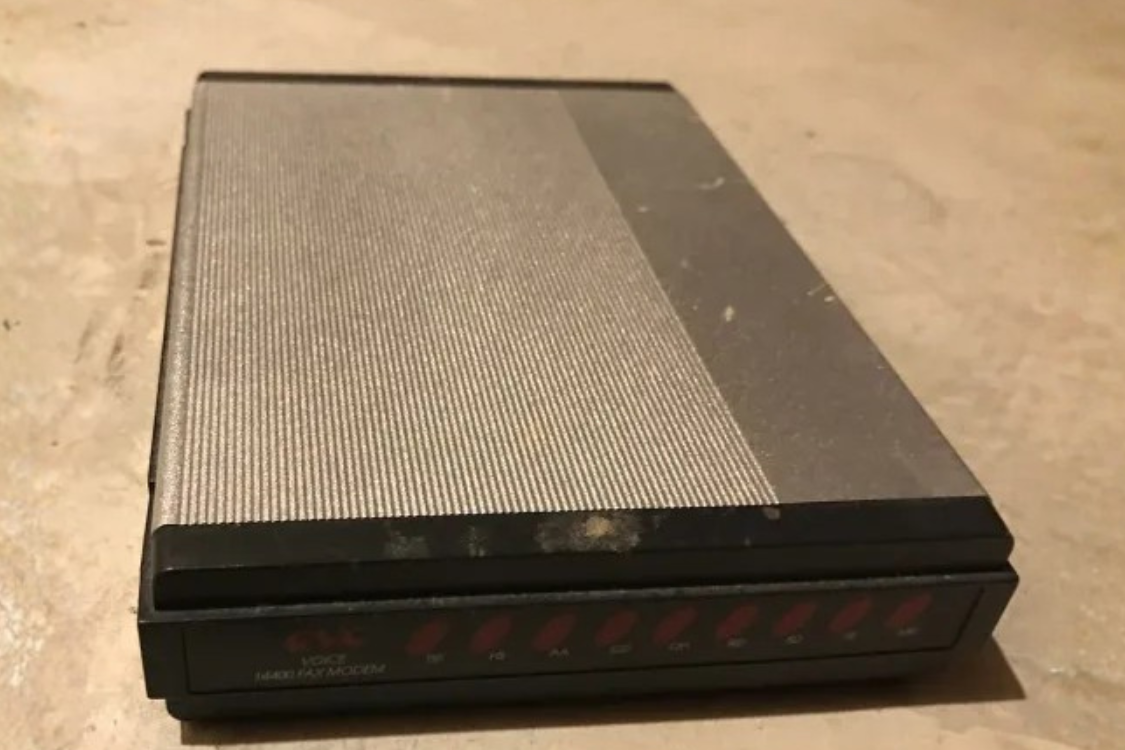 Old dial up modem 