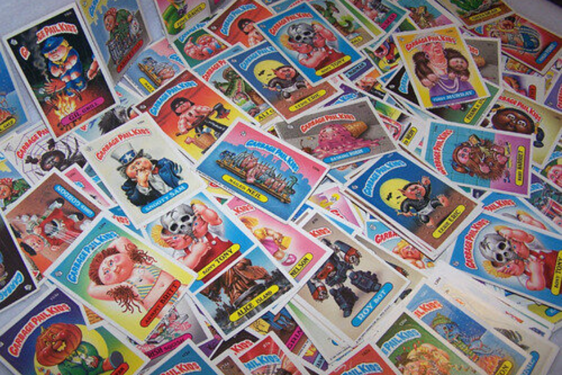 A huge collection of Garbage Pail Kids Cards