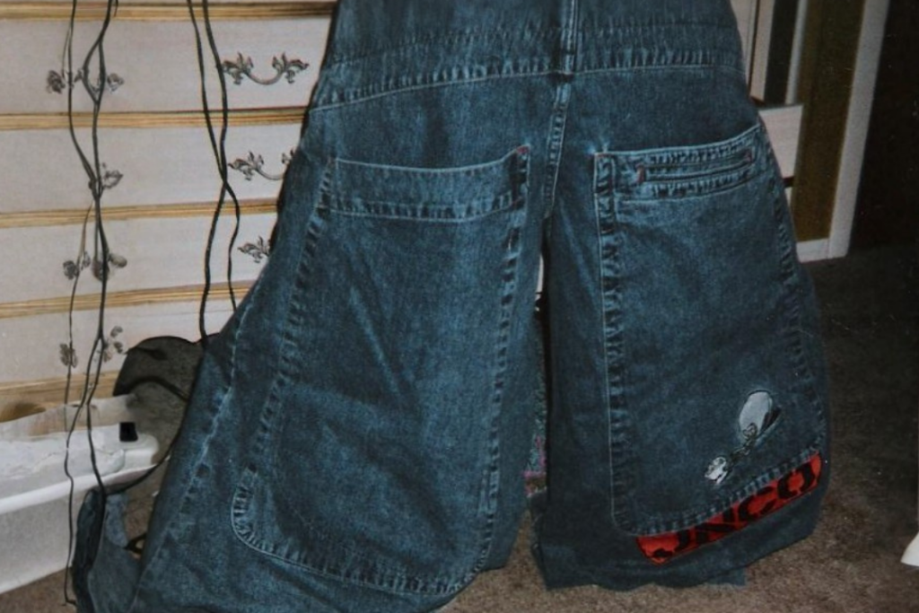 Super baggy JNCO jeans from the 90s