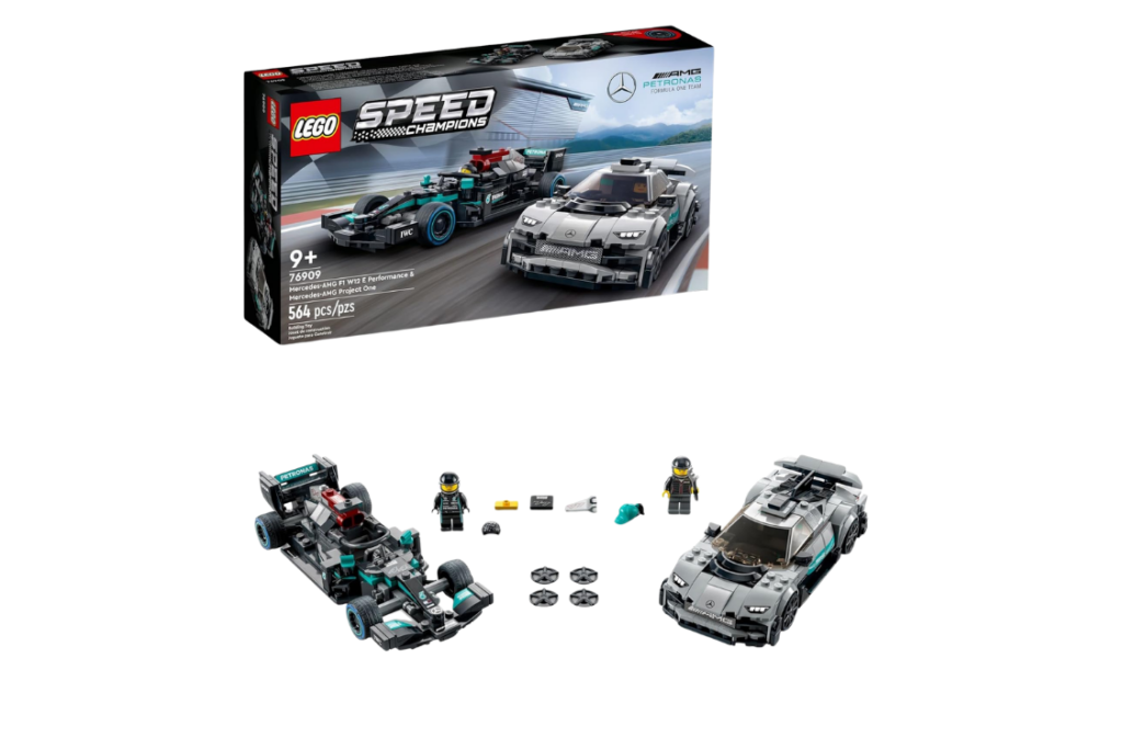 LEGO Speed Champions Mercedes-AMG G 63 & SL 63 Building Toys for Kids
