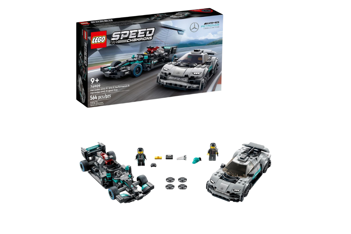 LEGO Speed Champions Mercedes-AMG G 63 & SL 63 Building Toys for Kids