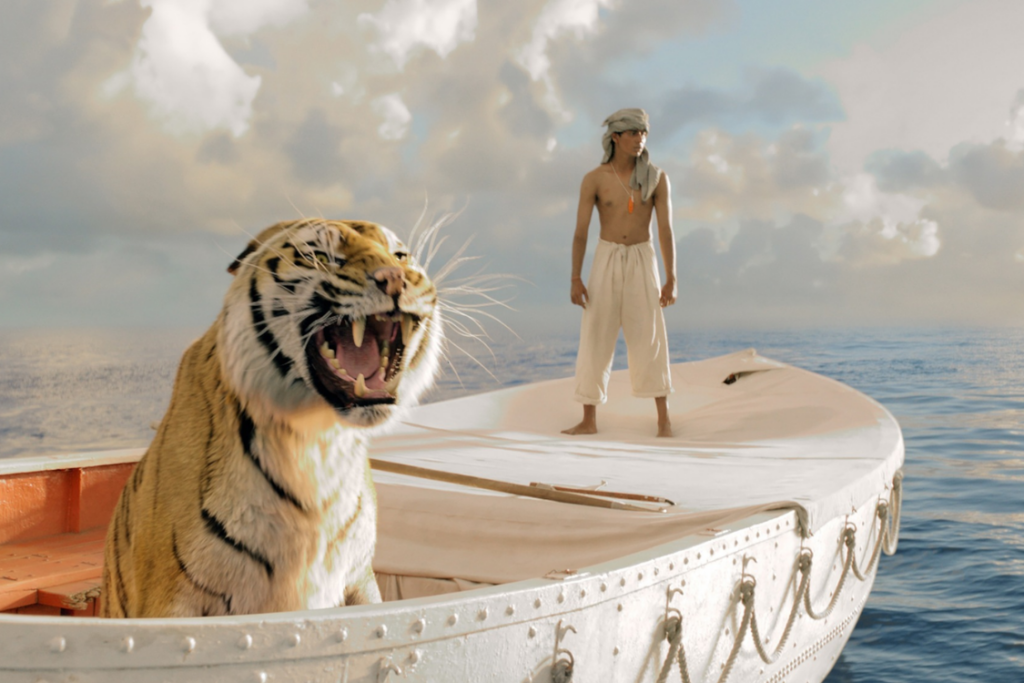 Movie still from Life of Pi
