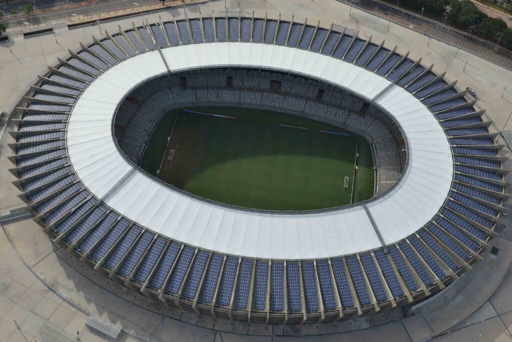 Mineirão stadium Belo Horizonte top view
