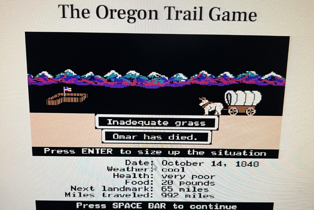 The Oregon Trail PC Game