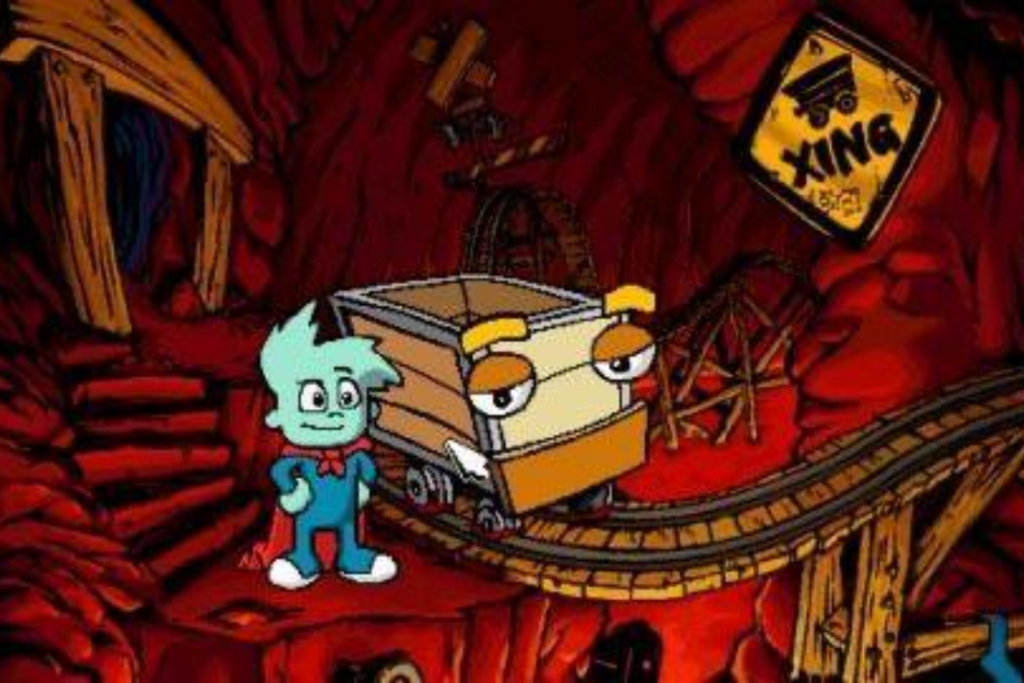 Pajama Sam the scariest pc game of the 90s