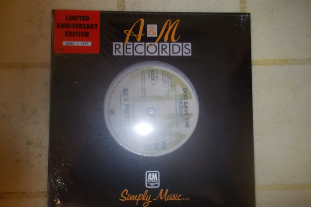 Sex Pistols-God Save The Queen Limited A&M Records Silver Reissue