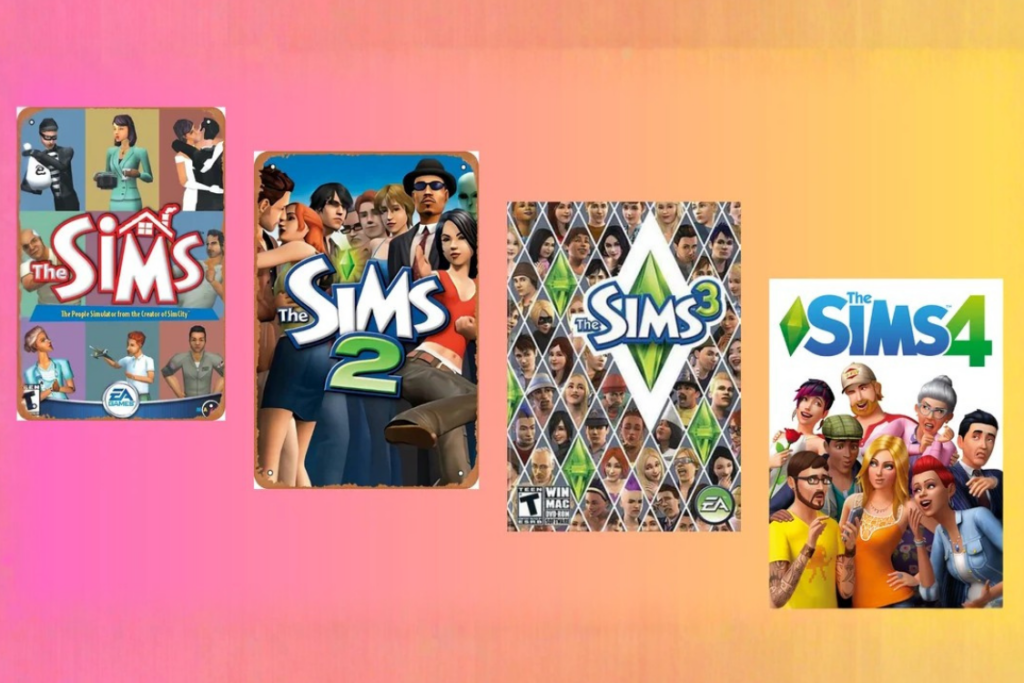 Collection of The Sims PC game