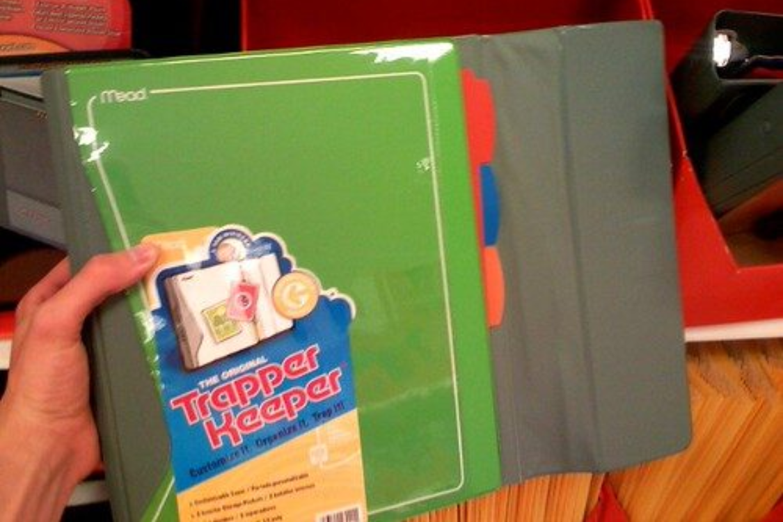 Trapper Keeper notebook