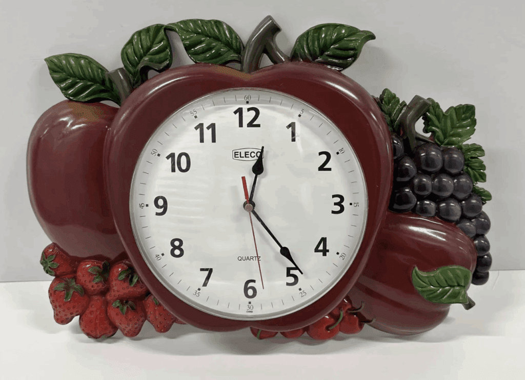 Wall Clocks with Fruit Designs
