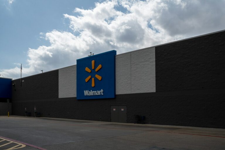 Walmart storefront or exterior entrance