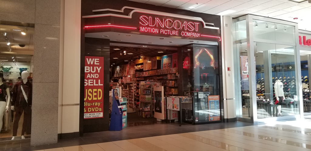 Suncoast Motion Picture Company store in 90s