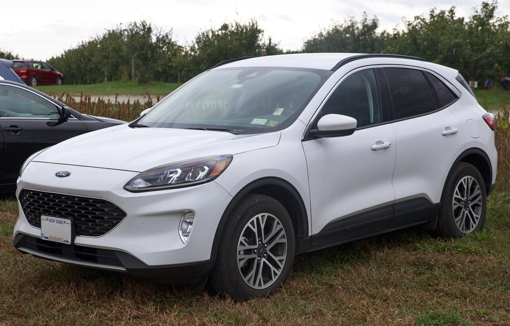 White Ford Escape