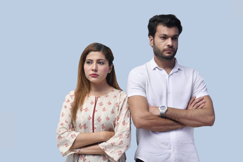 a man and a woman posing for a photo