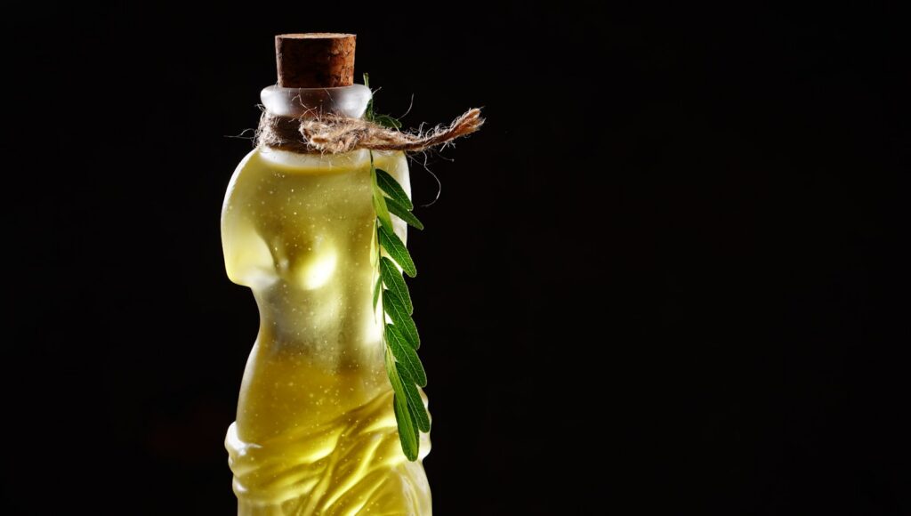 a bottle of oil