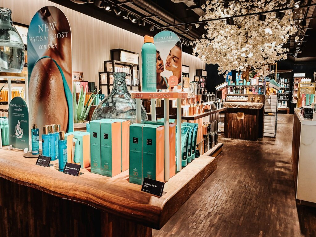 a store with a lot of items on the counter