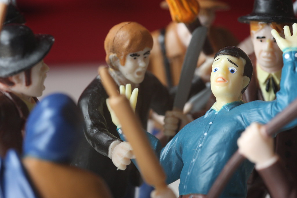 Plastic toys from the 80s