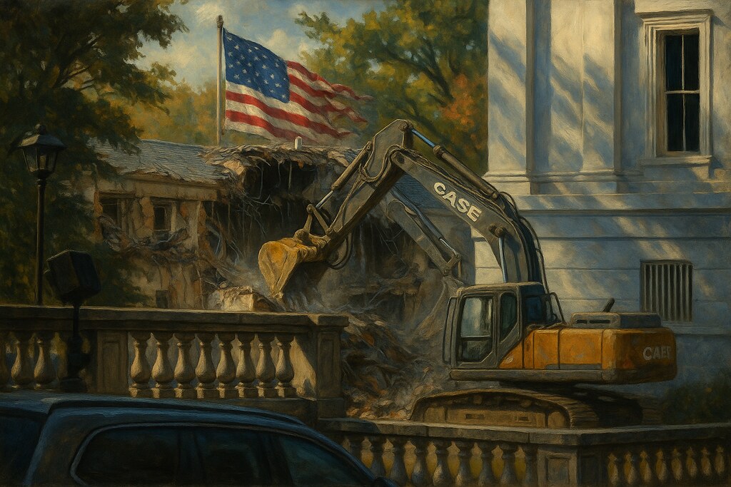 Demolition of the White House East Wing 2