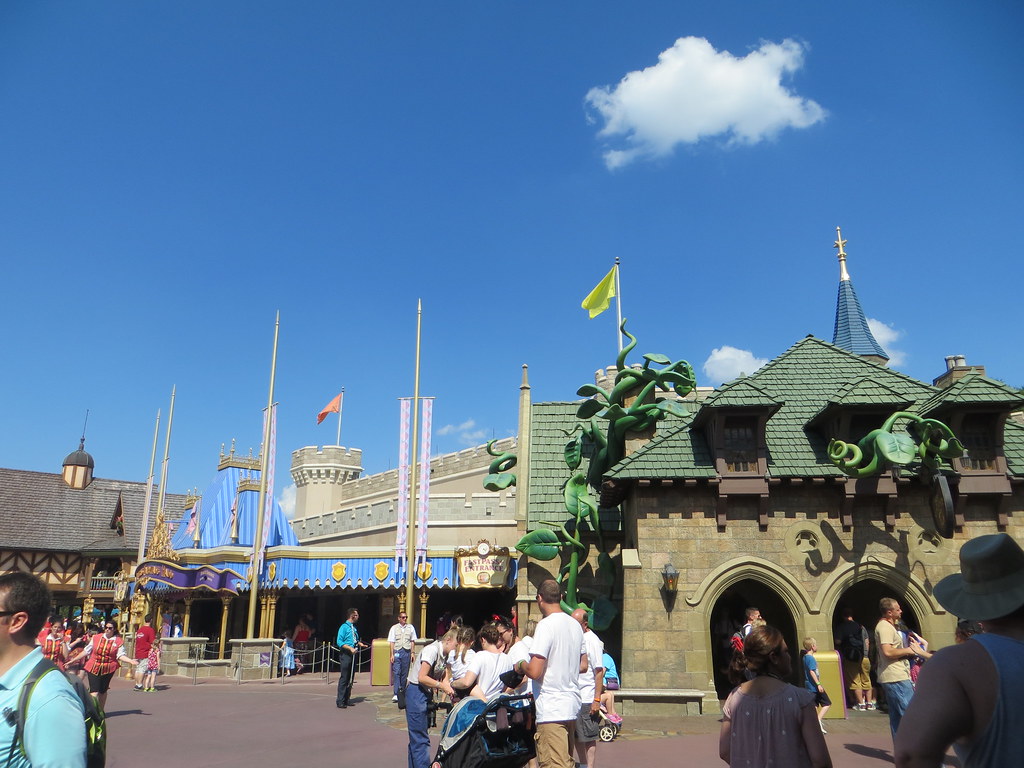 People Enjoying Magic Kingdom Park in Orlando