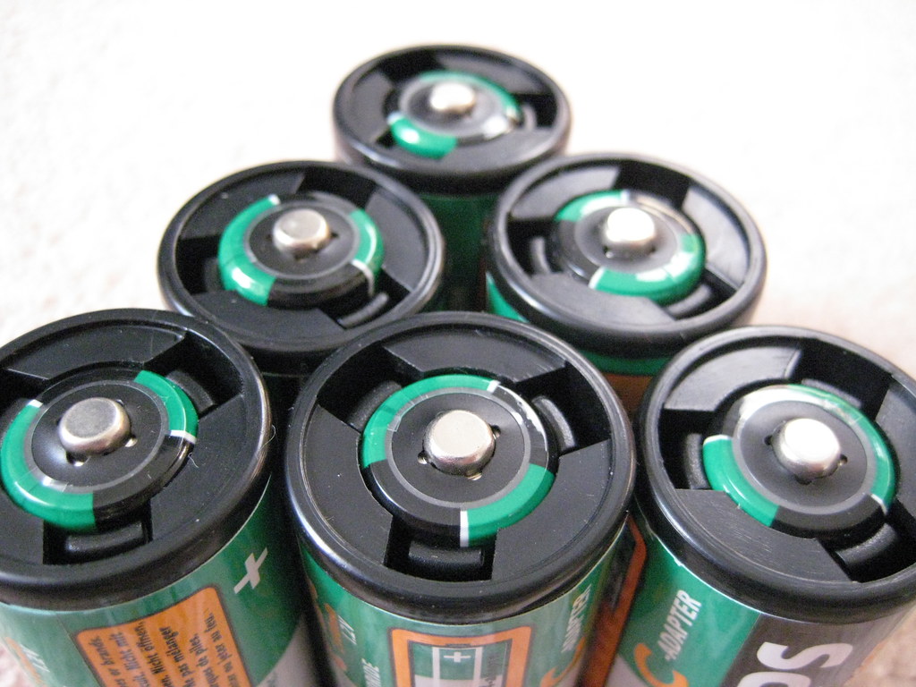 philips AA & C batteries