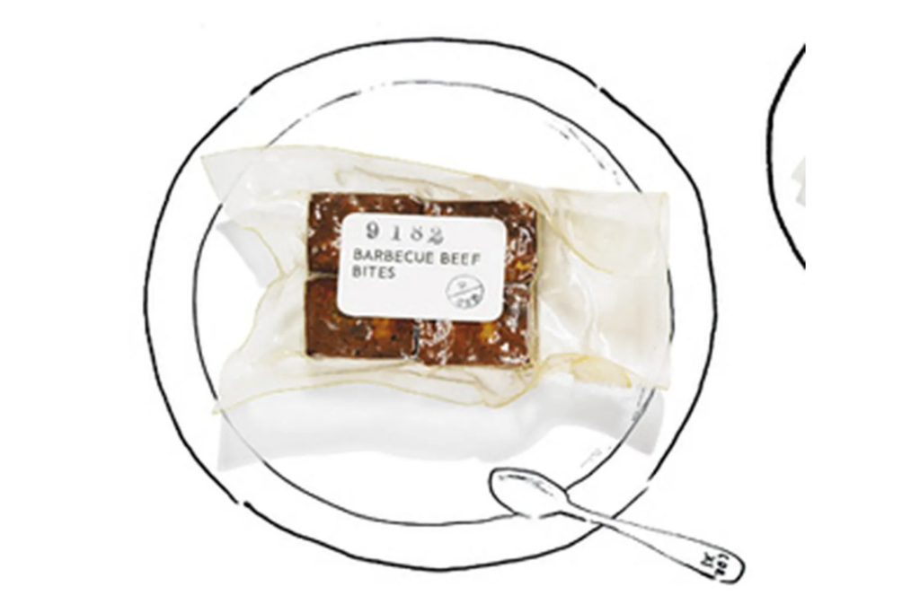 Apollo 11 Menu Barbecued Beef Cubes