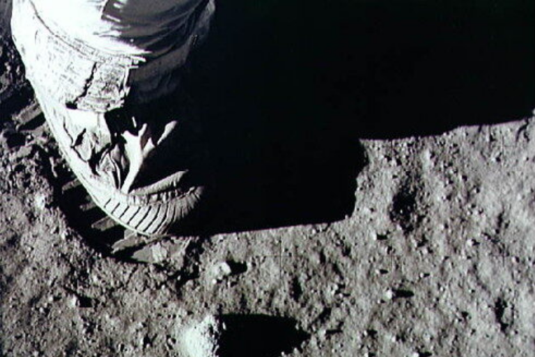 Apollo 11: Astronaut Footprint on the Moon (NASA, Moon, 6/23/09)