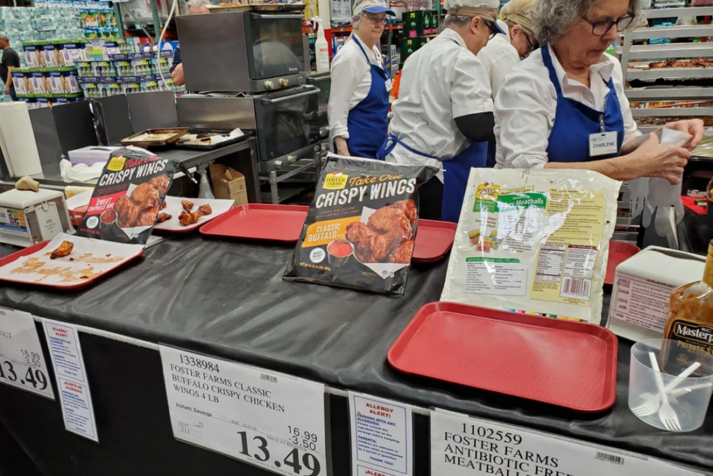 Costco samples to boost sales